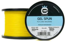 Cortland Gel Spun Backing Yellow