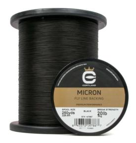 Cortland Micron Backing Black