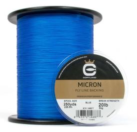 Cortland Micron Backing Blue