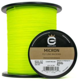 Cortland Micron Backing Chartreuse