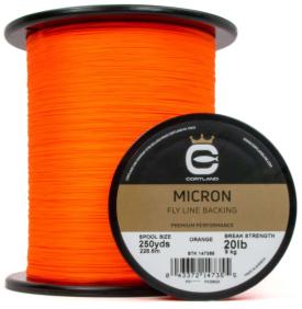 Cortland Micron Backing Orange