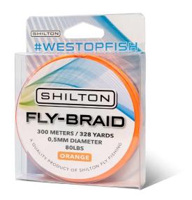 Shilton Fly Braid Backing Orange 80lb