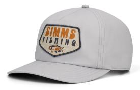 Simms Double Haul Cap Overcast Abstract Bass