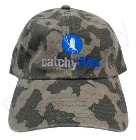 Simms x Catchy Flies Logo 6 Panel Cap Simms Camo