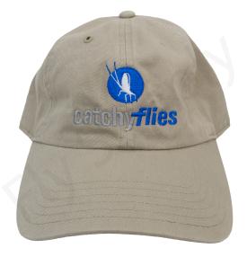 Simms x Catchy Flies Logo 6 Panel Cap Tan