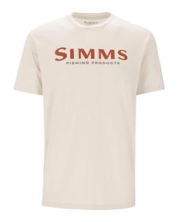 Simms Logo T-Shirt Natural