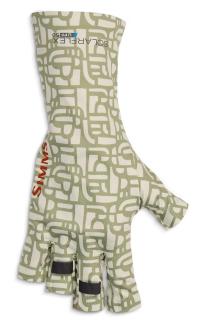 Simms SolarFlex Sunglove Block Pale Pine