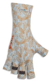 Simms SolarFlex Sunglove Half Moon Steel Blue