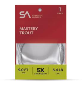 Scientific Anglers Mastery Trout Leader 9ft