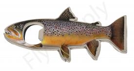 Euro Flies Brown Trout Bottle Opener