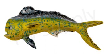 Dorado Large Hand Painted Pin
