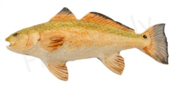 Redfish Large Hand Painted Pin