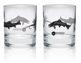 Wingo Low Ball Glass Trout Flies