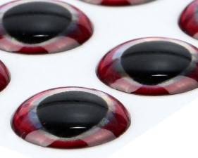 Ultra 3D Epoxy Eyes Crimson Edge 20pc