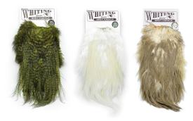 Whiting Silver Spey Hackle Saddle