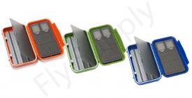 C&F Large 3-Row Waterproof Tube Fly Case CF-3404V With 4 Compartments
