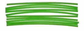 Eumer Plastic Tubing Hard Fluo Green 1 Meter