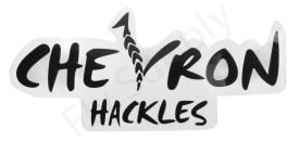 Chevron Hackles Sticker Small