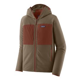 Patagonia Mens R2 TechFace Hoody Marlow Brown