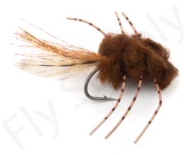 Euro Flies Crab Fly Brown #4