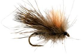 Catchy Flies - CF 10 - CDC Deer Hair Caddis Brown #10