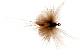 Catchy Flies - CF 1000 BL - CDC Red Spinner Spent Barbless #12
