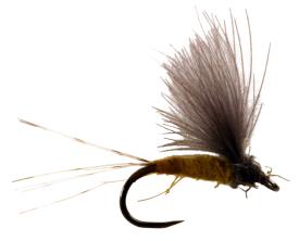 Catchy Flies - CF 1021BL - CDC Baetis Olive Dun Barbless #16
