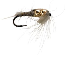 Catchy Flies - CF 1058 - Double Weighted Nymph Grey CDC #16