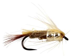 Catchy Flies - CF 1060 - Double Weighted Nymph Brown CDC #12