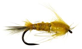 Catchy Flies - CF 1062 - Double Weighted Nymph Olive CDC #14