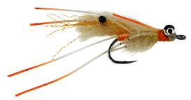 Catchy Flies - CF 321 TR - Permit Cream Orange Legs Silver Eyes #4