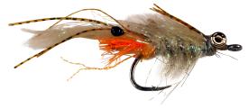 Catchy Flies - CF 323 TR - Permit Light Cream/Tan legs/ Silver Eyes #4