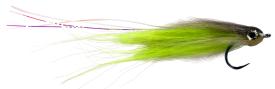 Catchy Flies - CF 400 MH - Seatrout Candy Grey /Chartreuse/ White #2