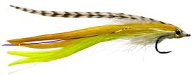 Catchy Flies - CF 405 MH - Seatrout Candy Grizzly /Yellow/ Chartreuse #6