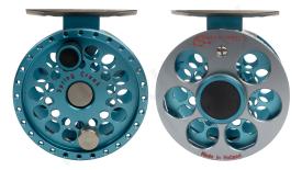 Dutch Reels Spring Creek - #3/5 Titanium/Blue Special Edition Reel - Collectors Item