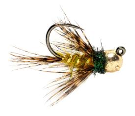Fulling Mill Roza's Hackled Olive #18b