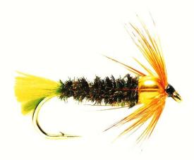 Fulling Mill Golden Nugget Stick Fly #12