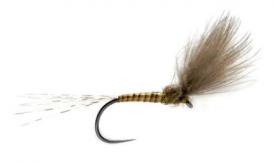 Fulling Mill BWO Split Wing Dun Barbless #15
