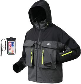 8Fans Wading Jacket Black/Grey