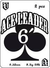Vision ACE Tapered Leader 6ft - 2 pieces