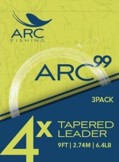 ARC Fishing 99 Tapered Leader - 3 Pack