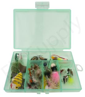 Allround Set Flies 50 pc incl Fly Box 