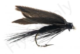 Euro Flies Black Gnat Wet Fly #12