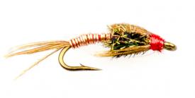 Euro Flies Brass Pheasant Tail Copper #18