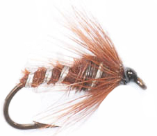 Euro Flies Brown Sedge Pupa #12
