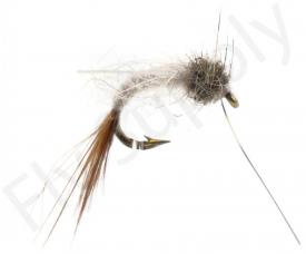 Euro Flies CDC Rabbit Foot Sulphur #16