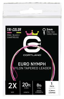 Cortland Euro Nymph Tapered Leader 20ft