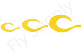 Curly Wiggle Tails Yellow