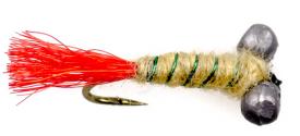 Euro Flies Double Lead Nymph #10