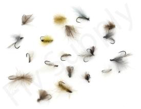 Euro Flies & Fulling Mill CDC Fly Selection 20 Flies No10